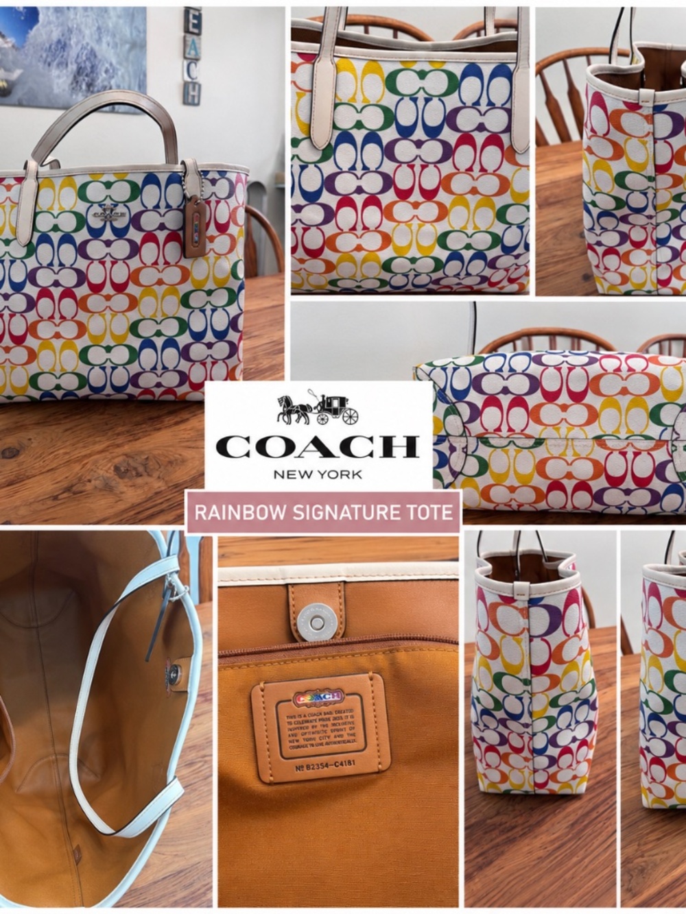 Limited Edition Coach Pride City Tote